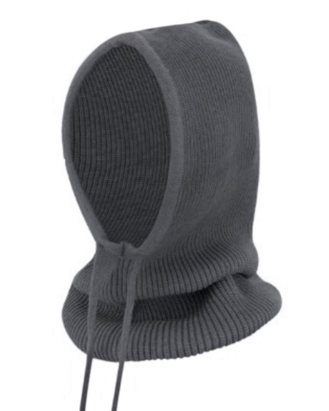 CHARCOAL Knit Hood