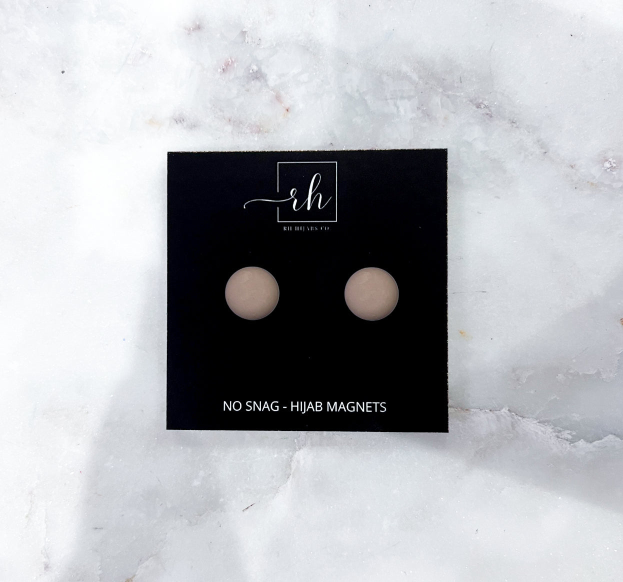 Matte Hijab Magnets - Pebble