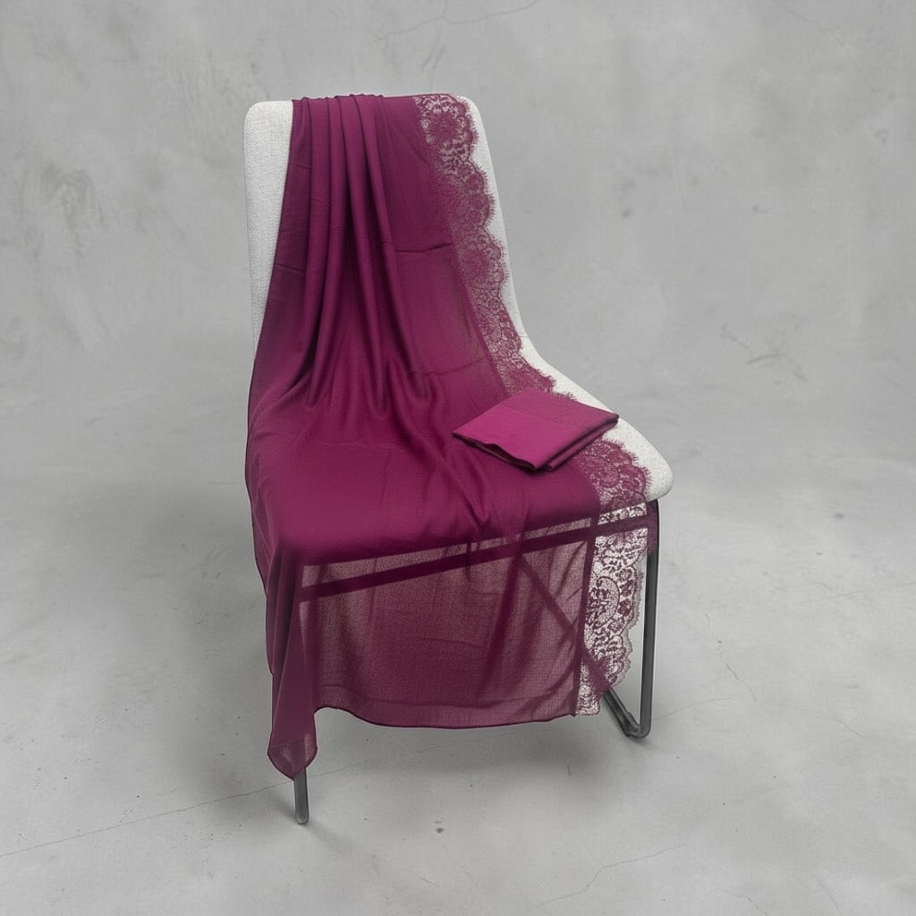 MIDNIGHT PURPLE Lace Modal