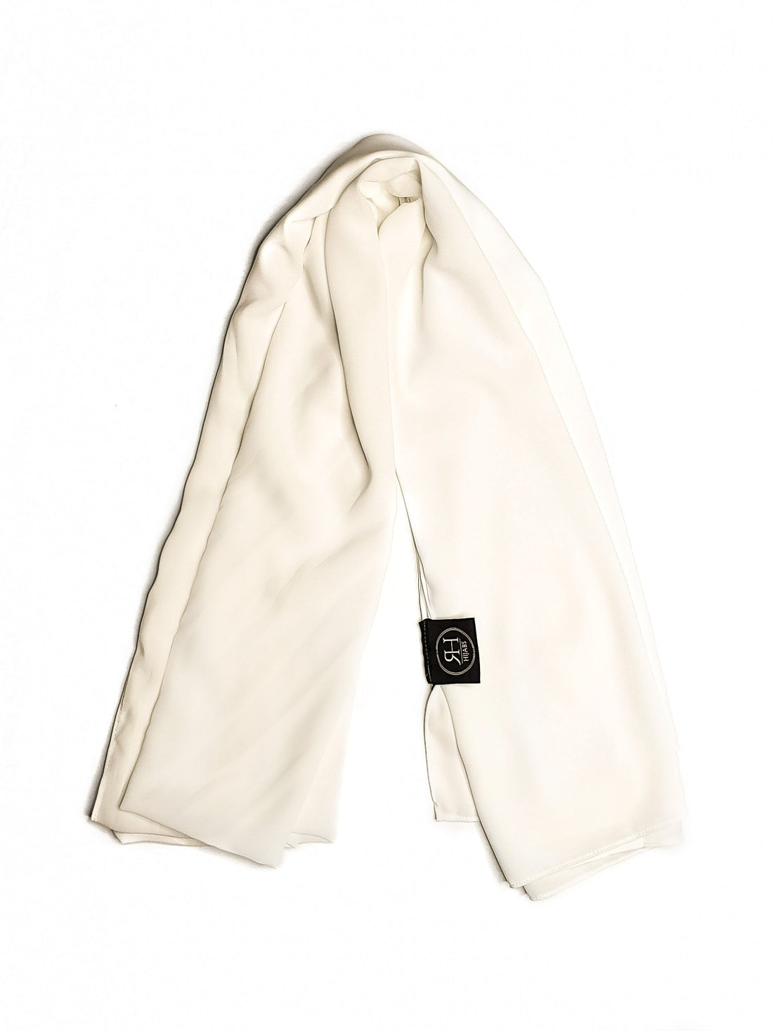 Luxe Chiffon Hijab Set - Ivory