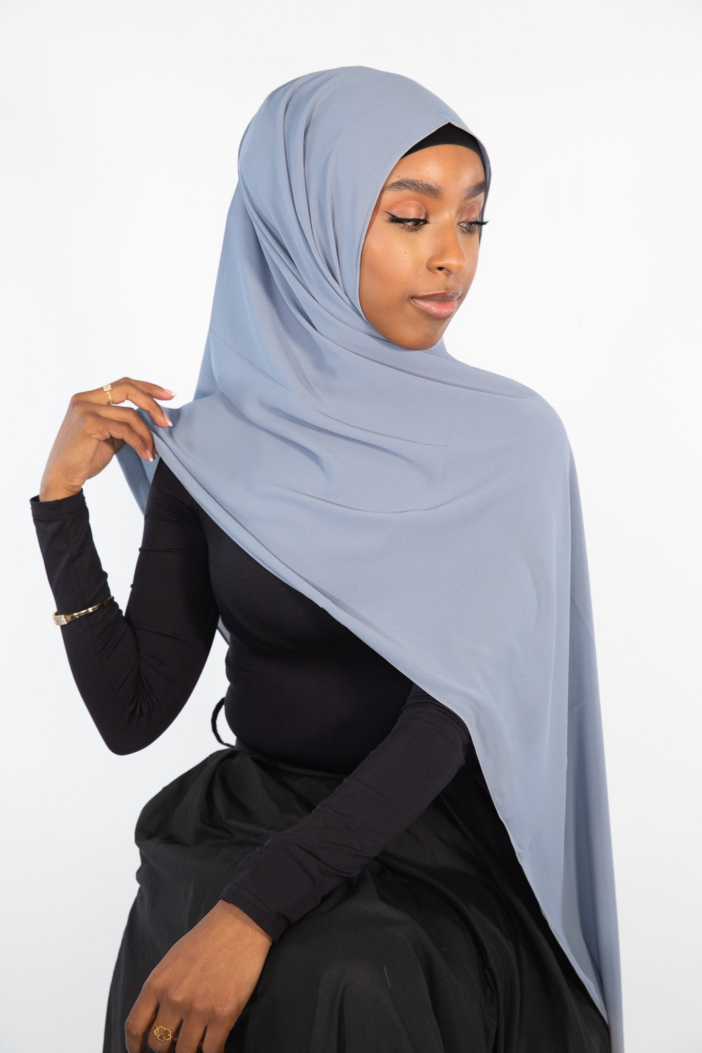 Instant Chiffon - Blue Grey