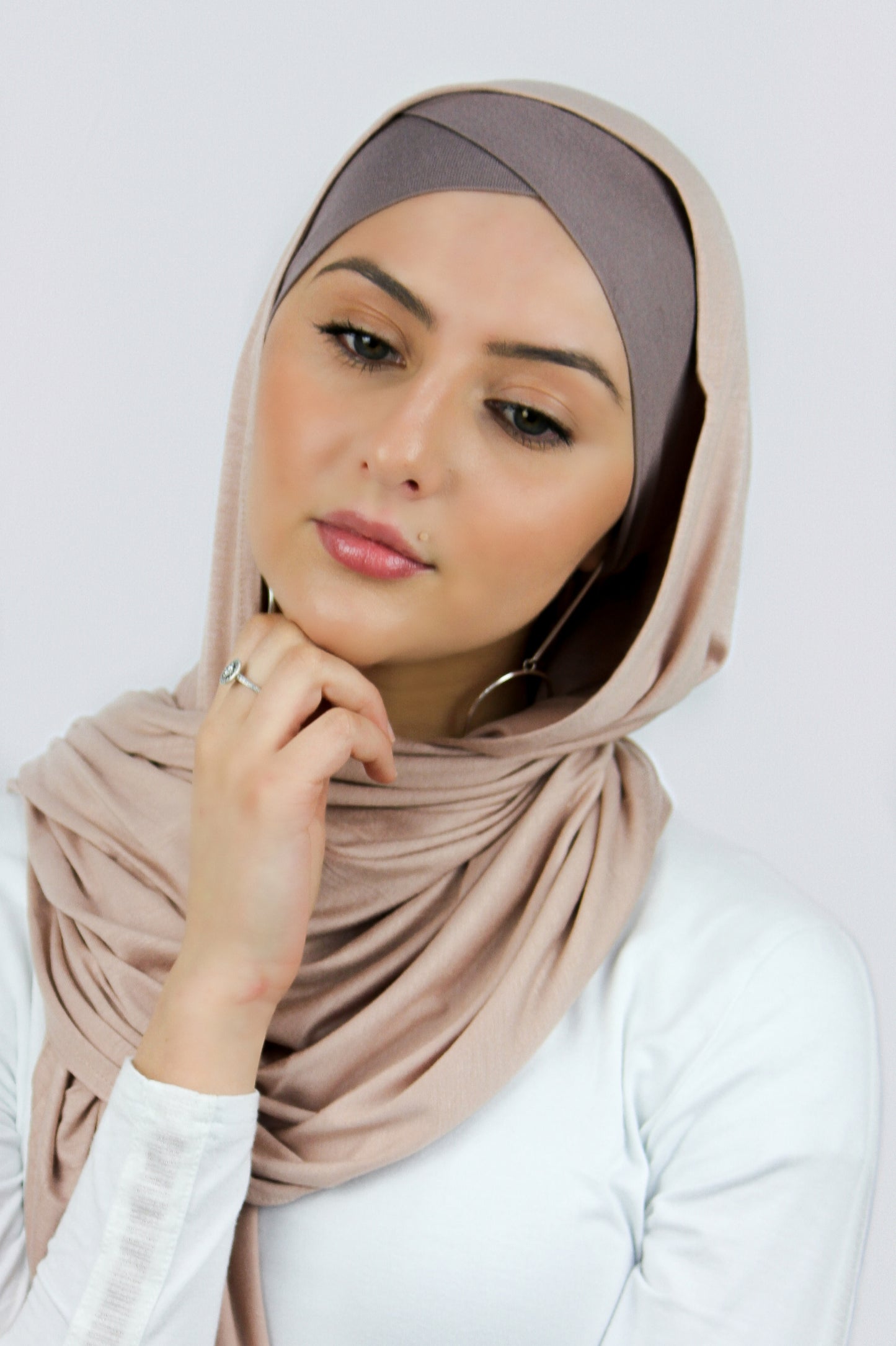 Cross Cap - Taupe