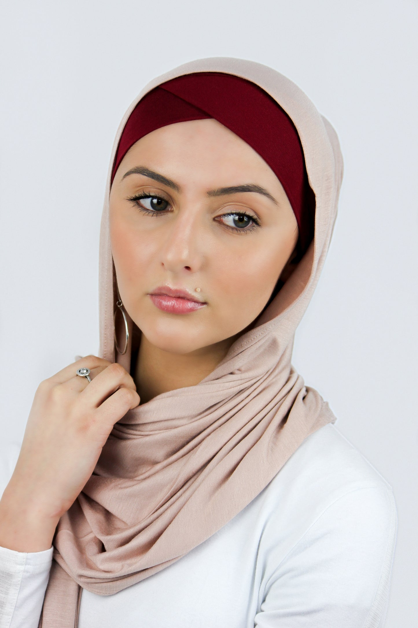 Cross Cap - Burgundy