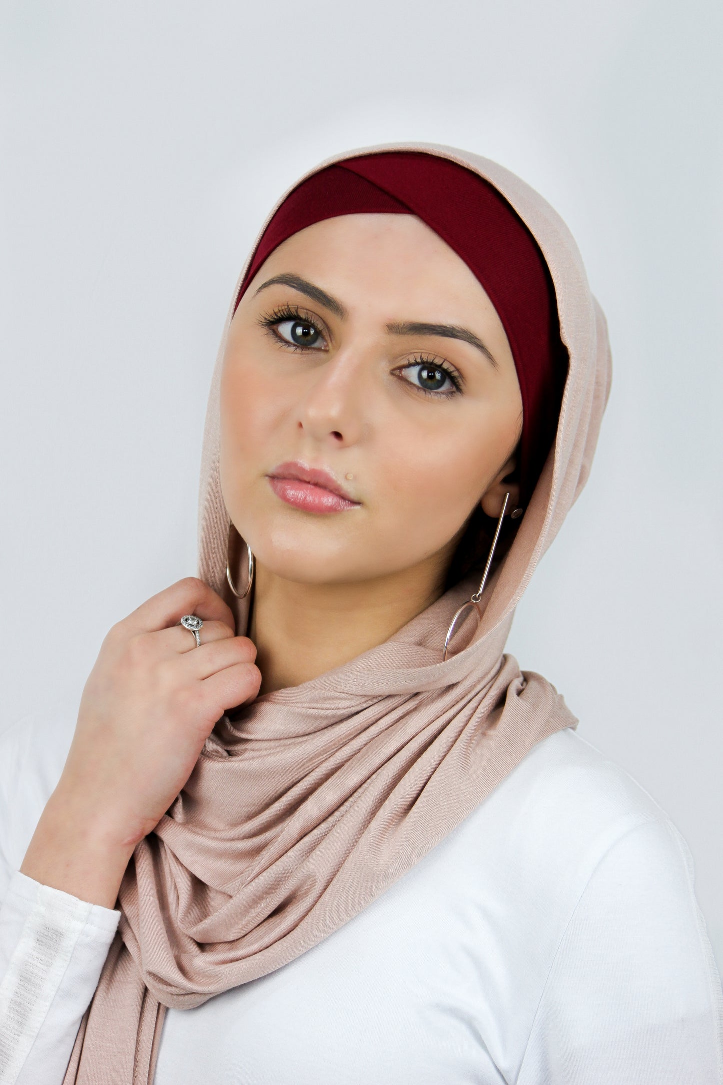 Cross Cap - Burgundy