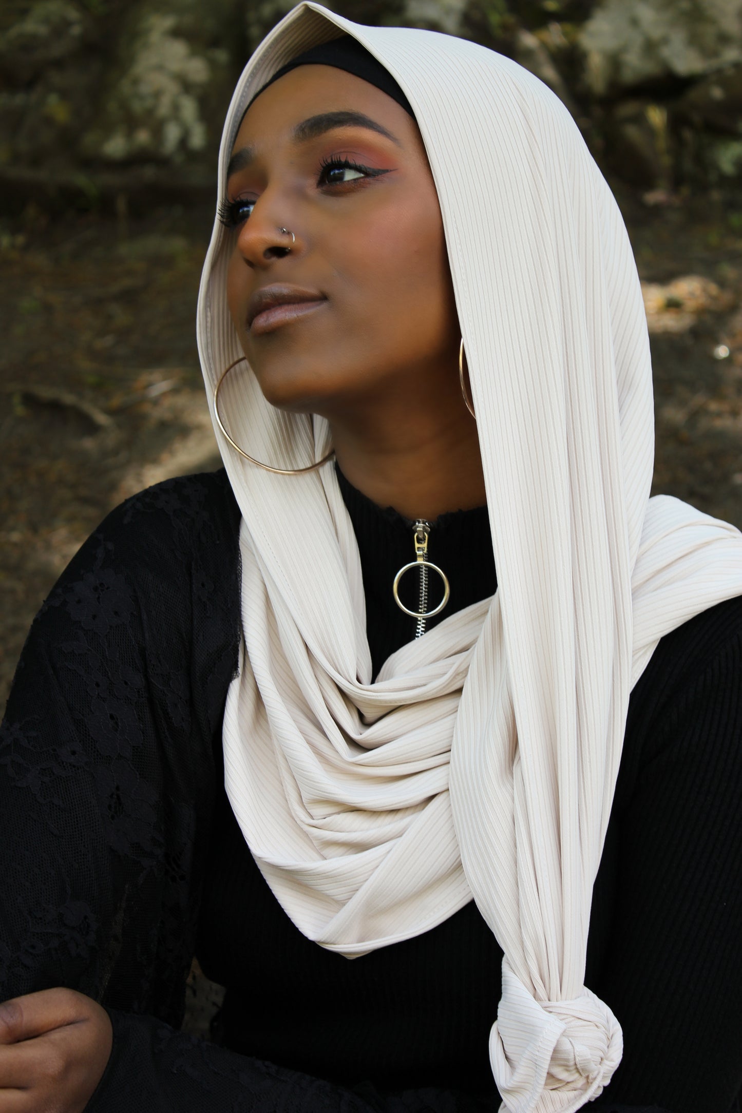 Ribbed Jersey - Moonstone