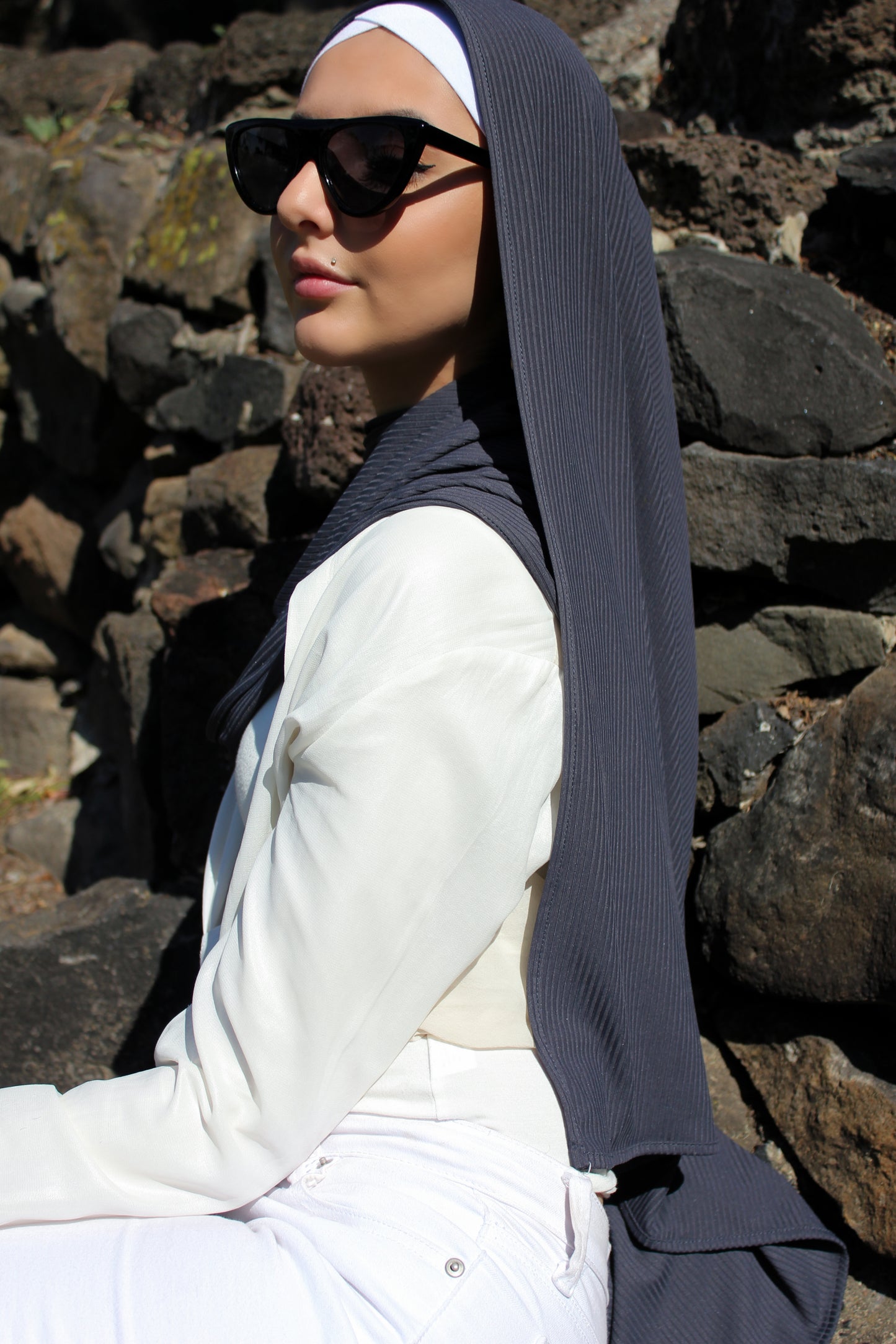 Ribbed Jersey - Stone