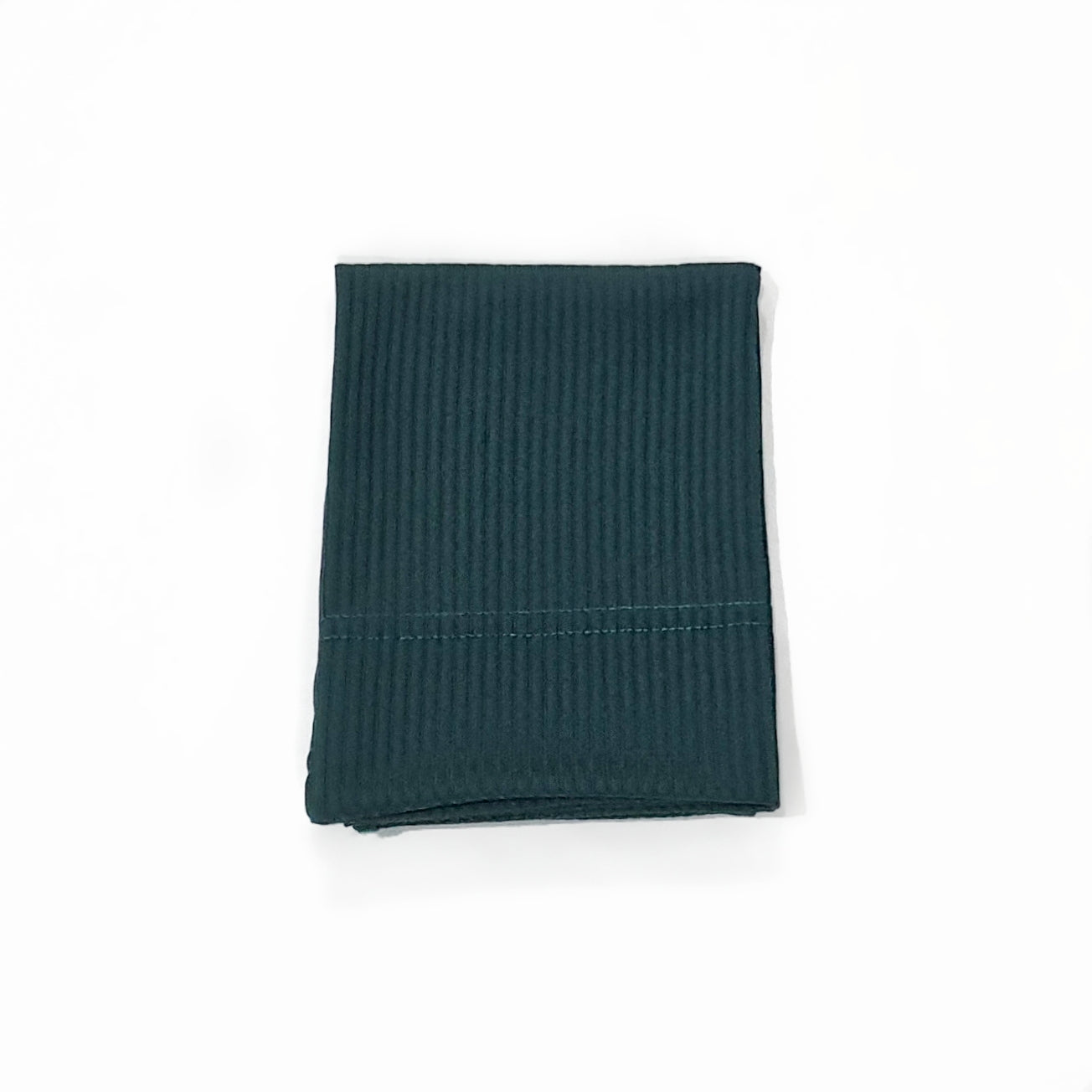 Ribbed Straight Cap - Emerald