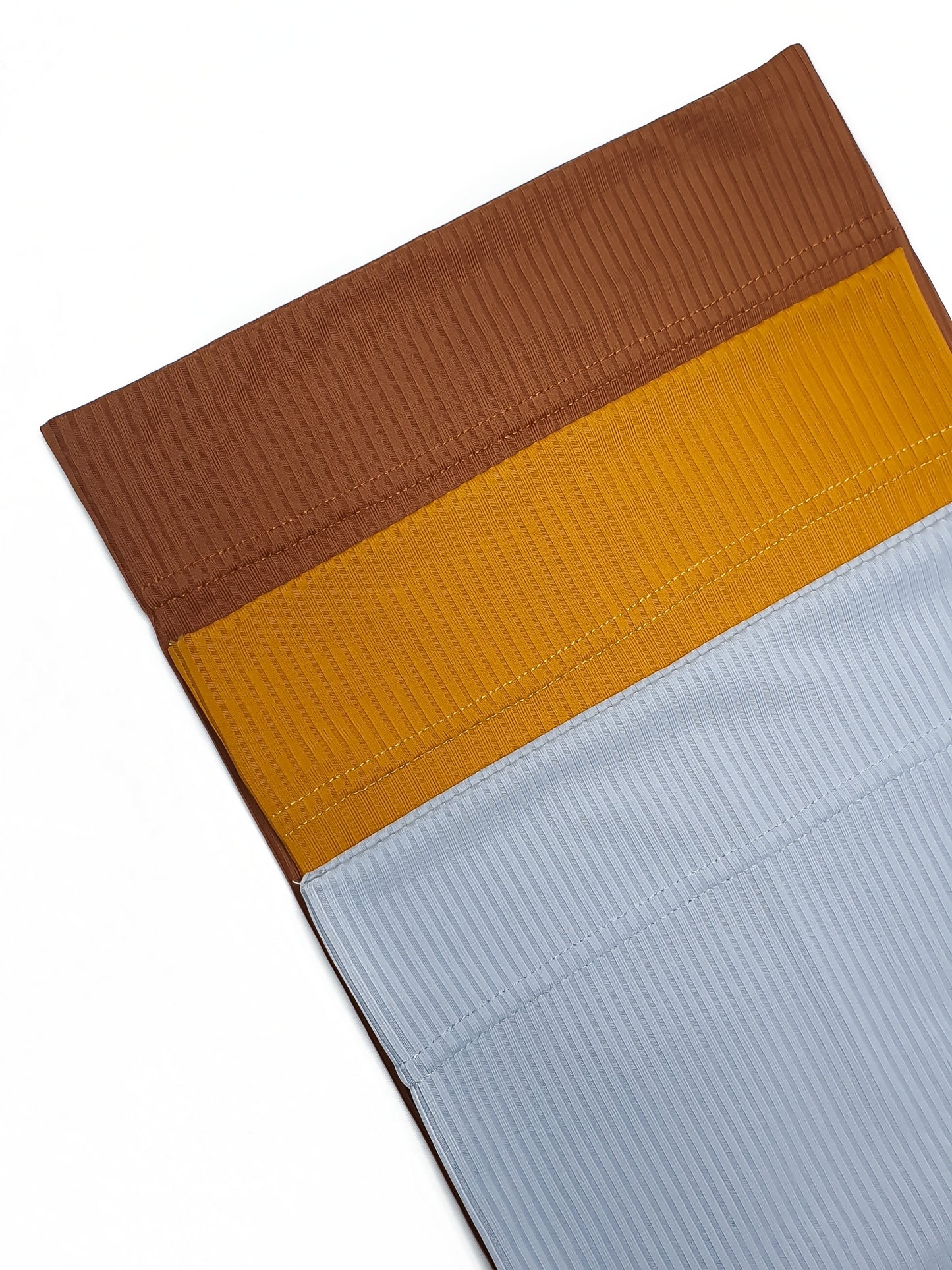 Ribbed Straight Cap - Silver