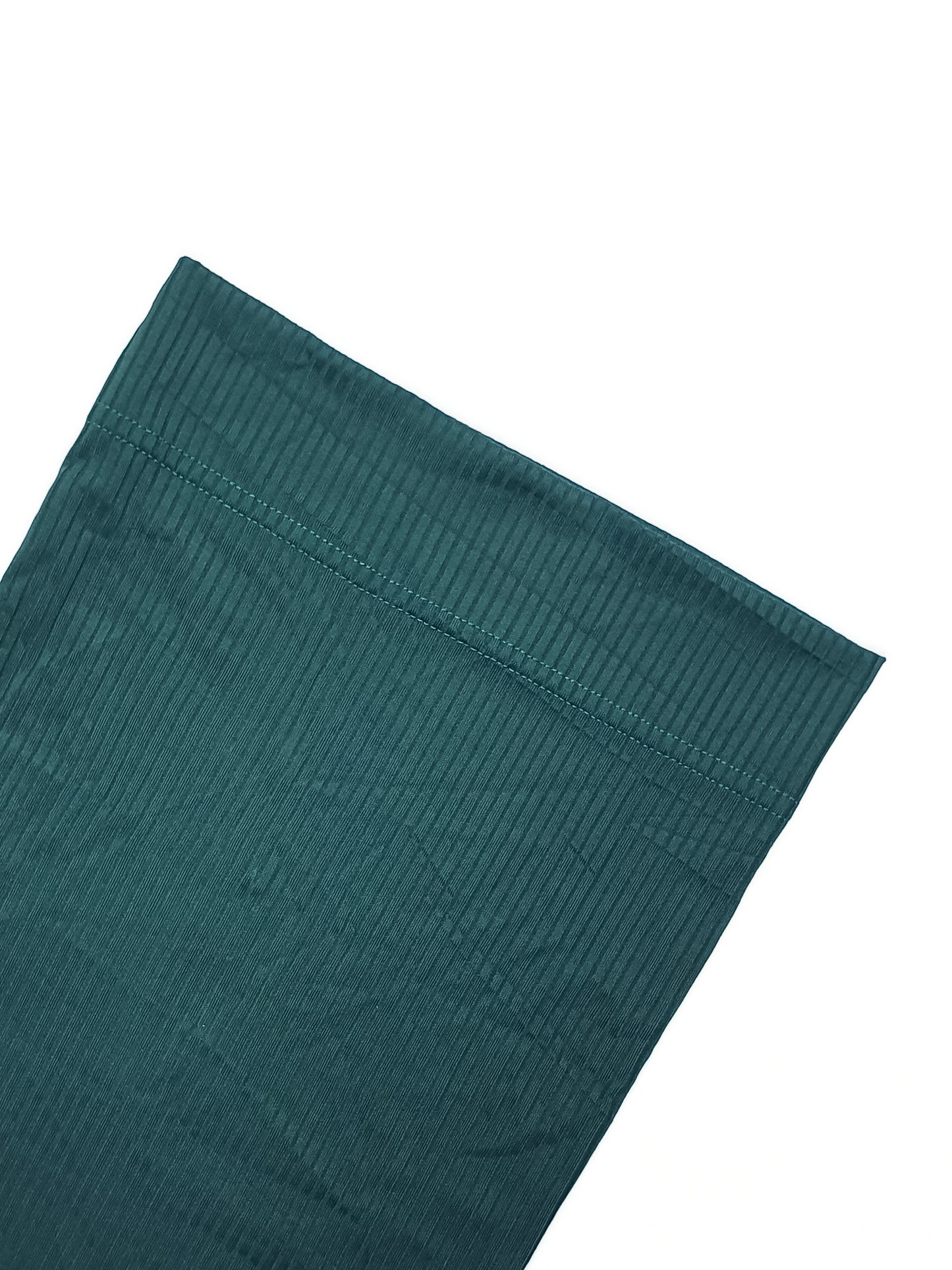 Ribbed Straight Cap - Emerald