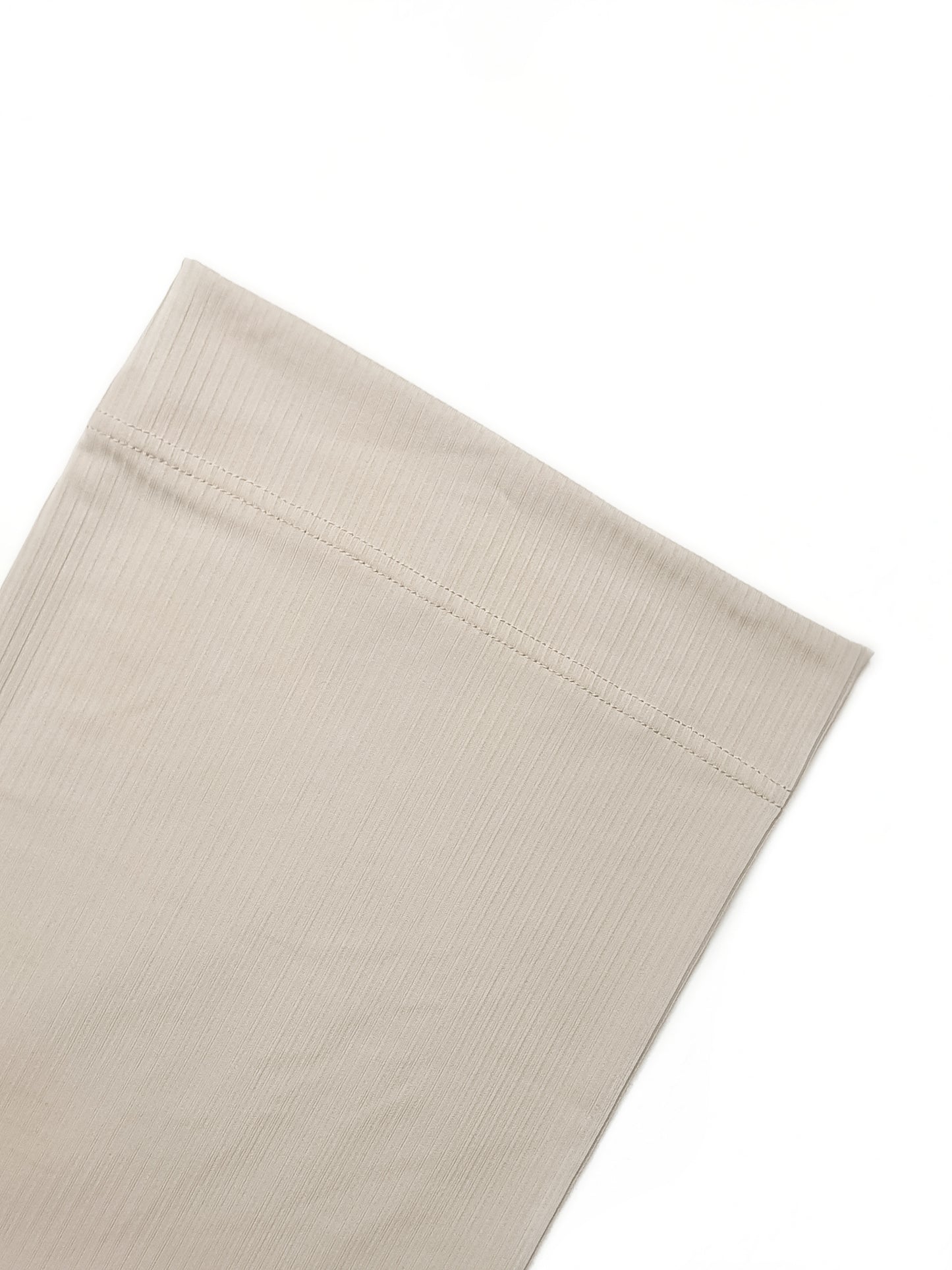 Ribbed Straight Cap - Moonstone