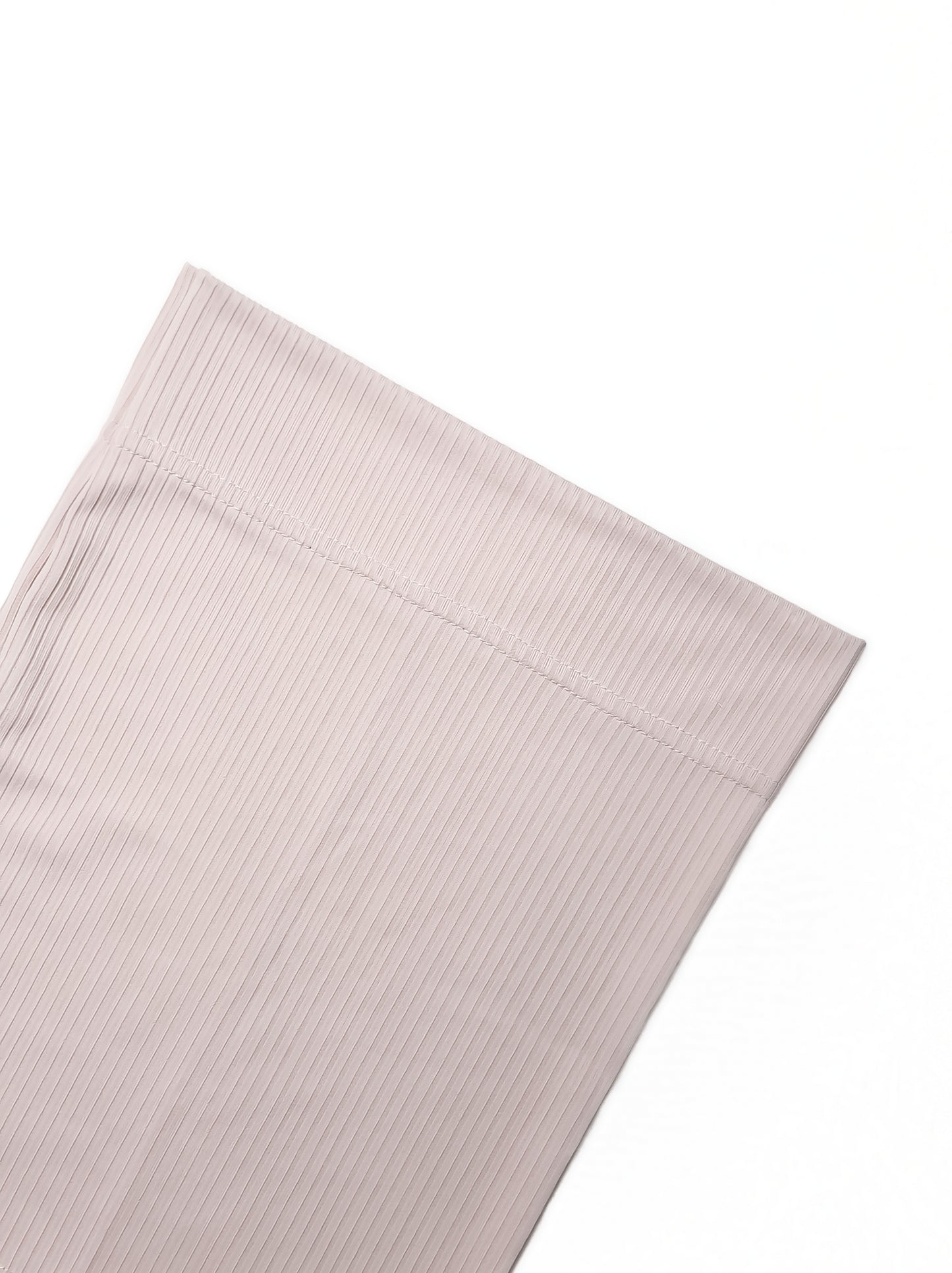 Ribbed Straight Cap - Blush