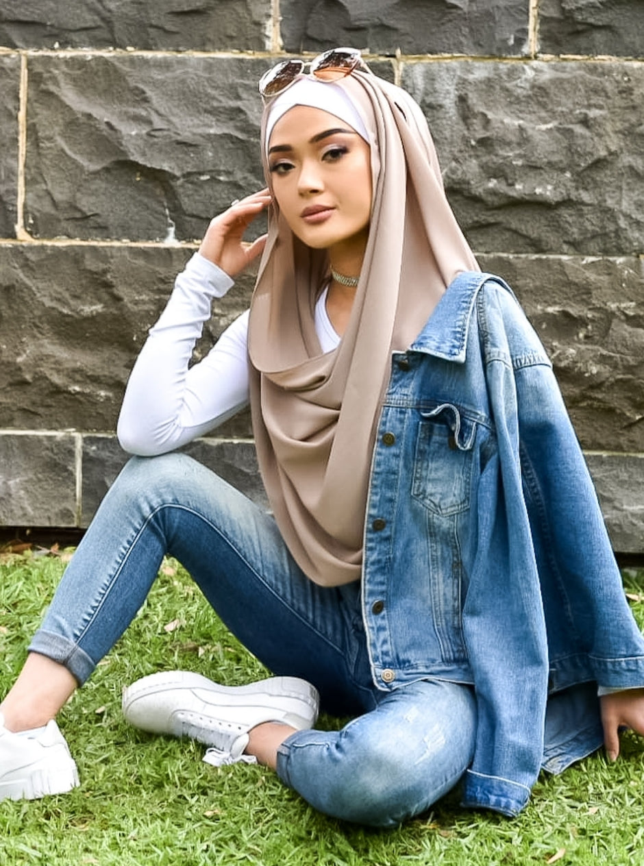 Stella Chiffon - Taupe