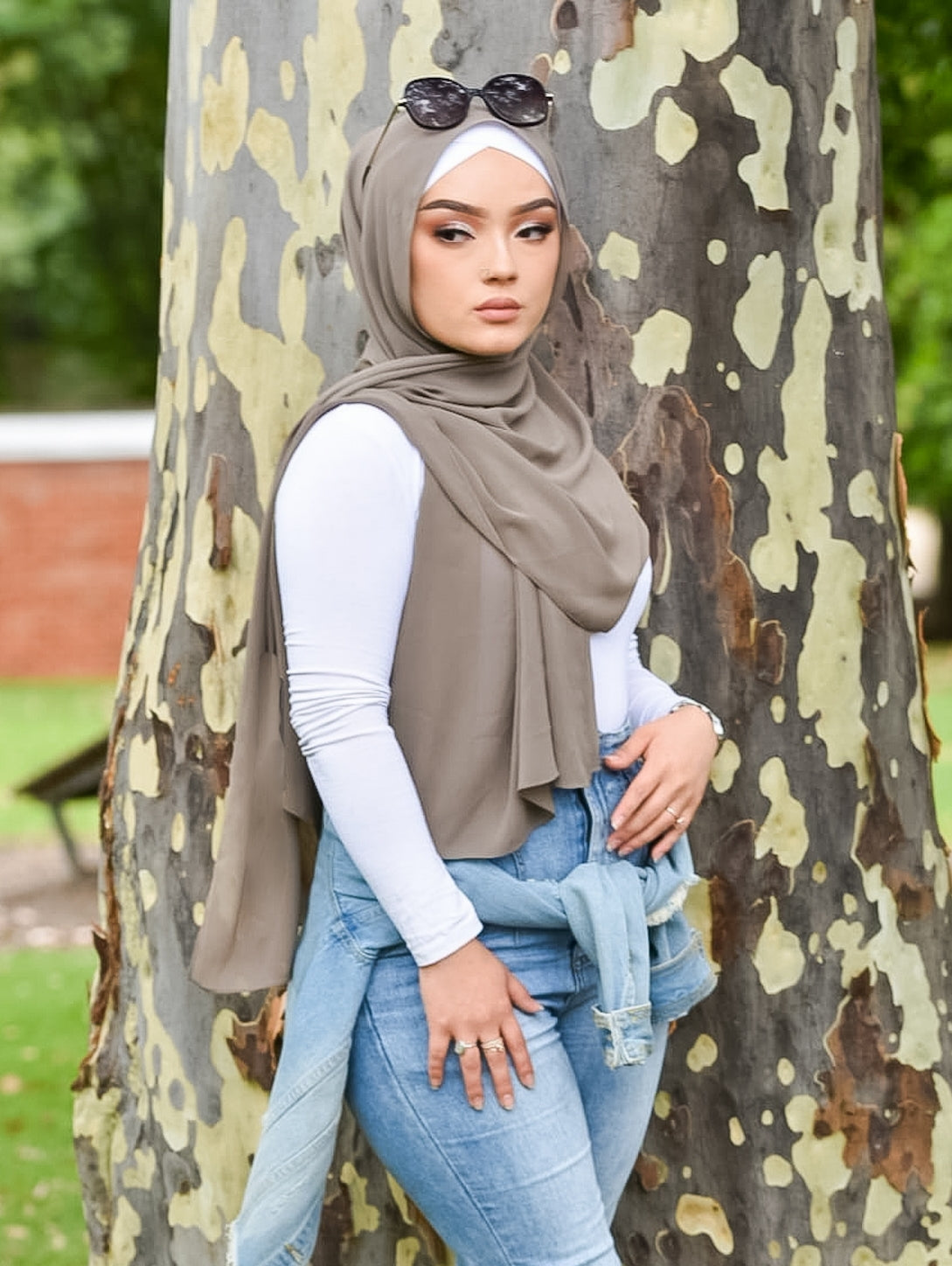 Stella Chiffon - Dark Taupe