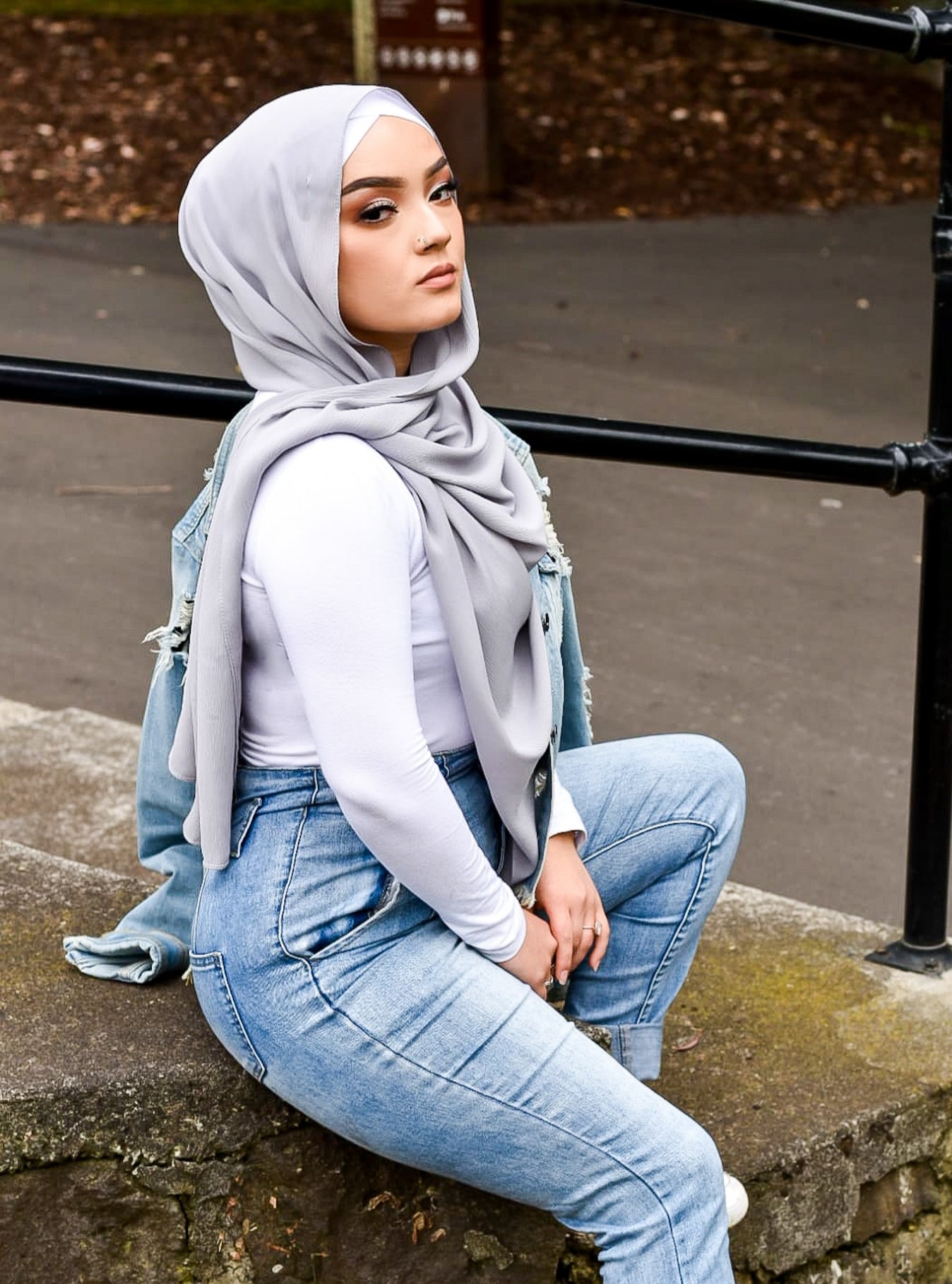 Stella Chiffon - Grey