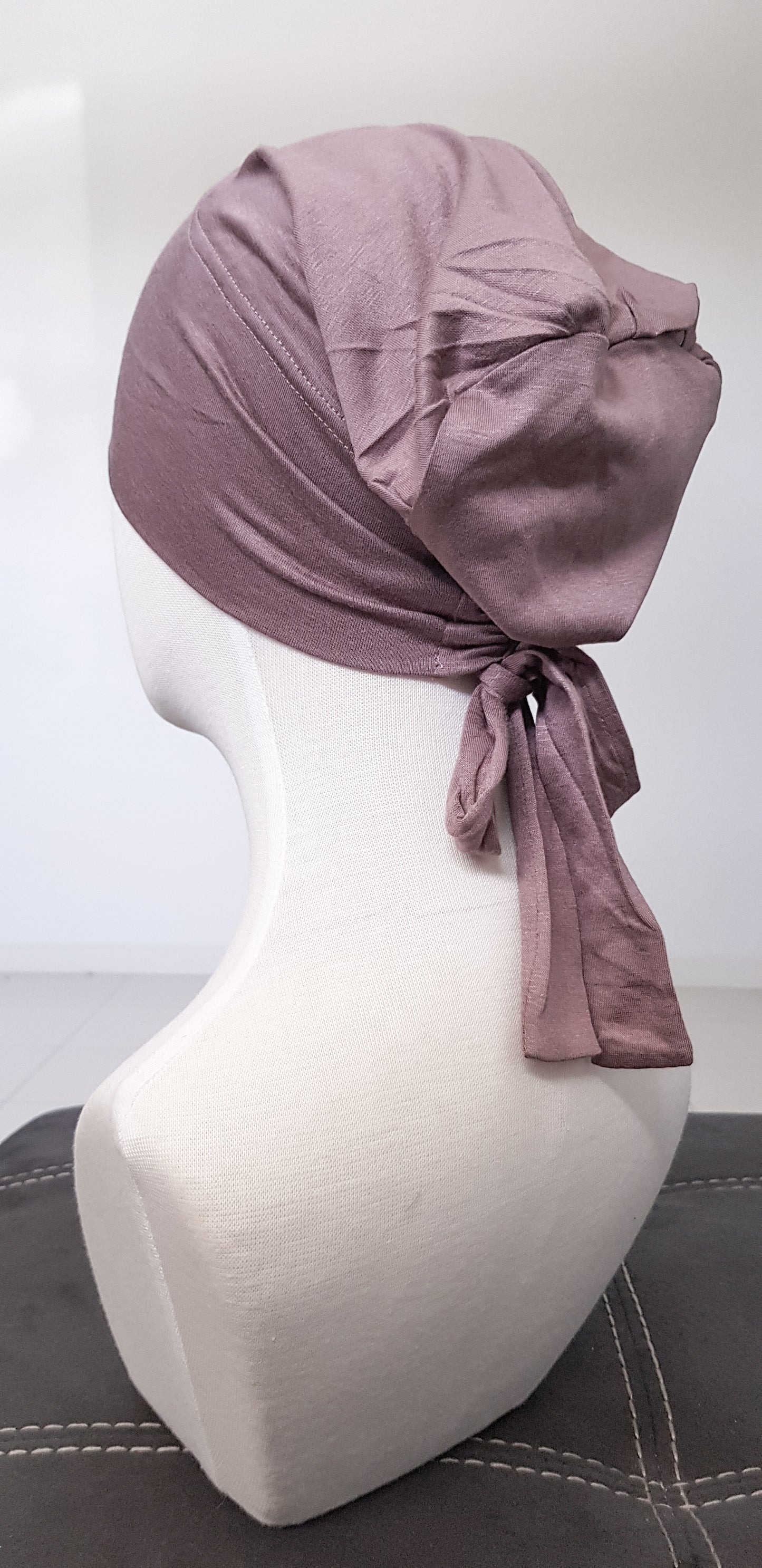 Closed Straight Cap - Rose Taupe