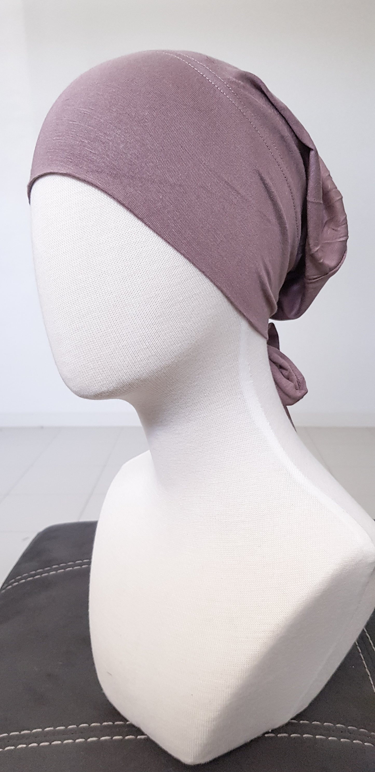 Closed Straight Cap - Rose Taupe
