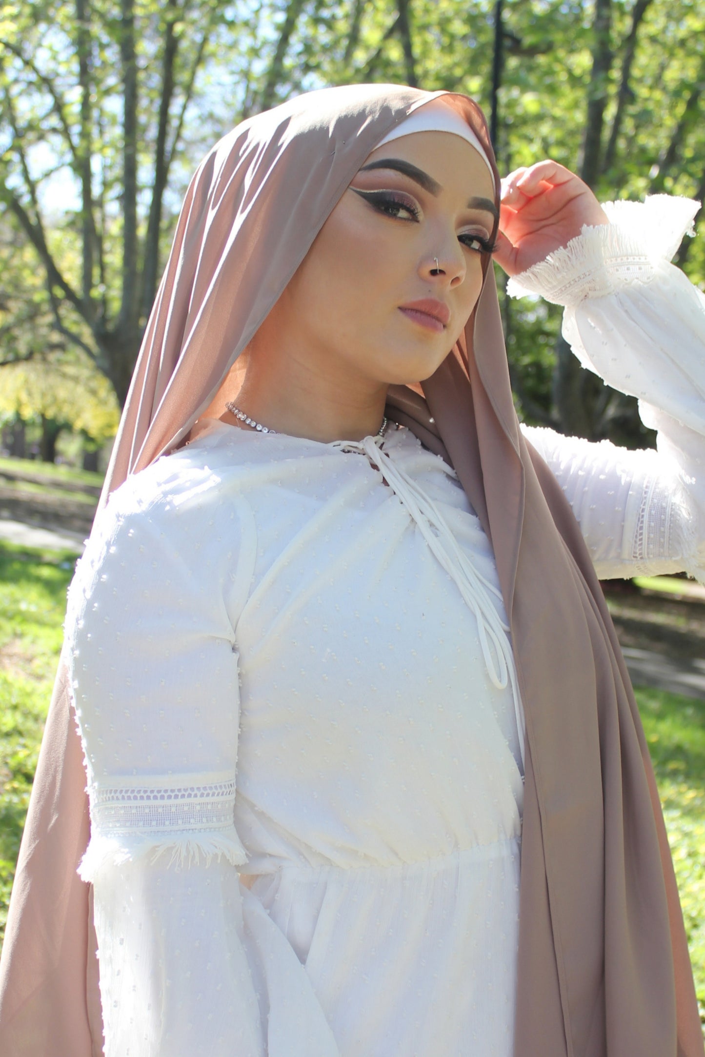 TAUPE Luxe Chiffon