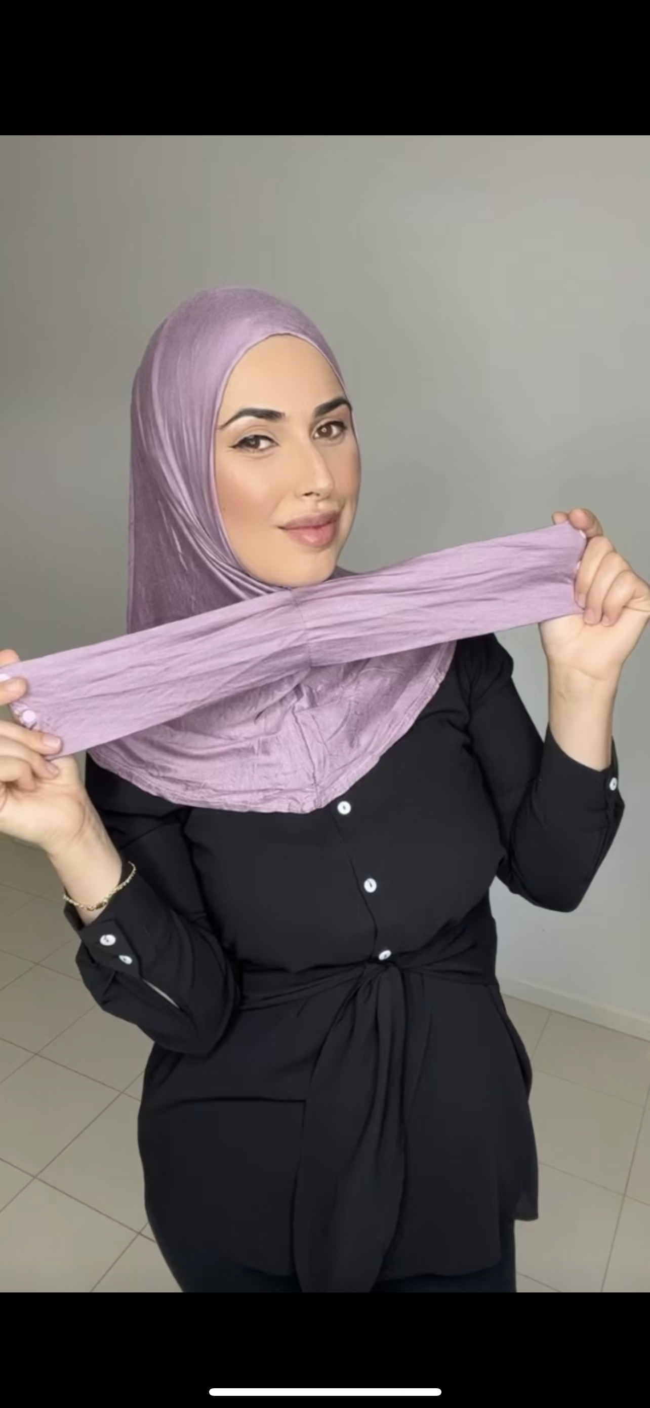 Button Up Ninja Cap - Lavender