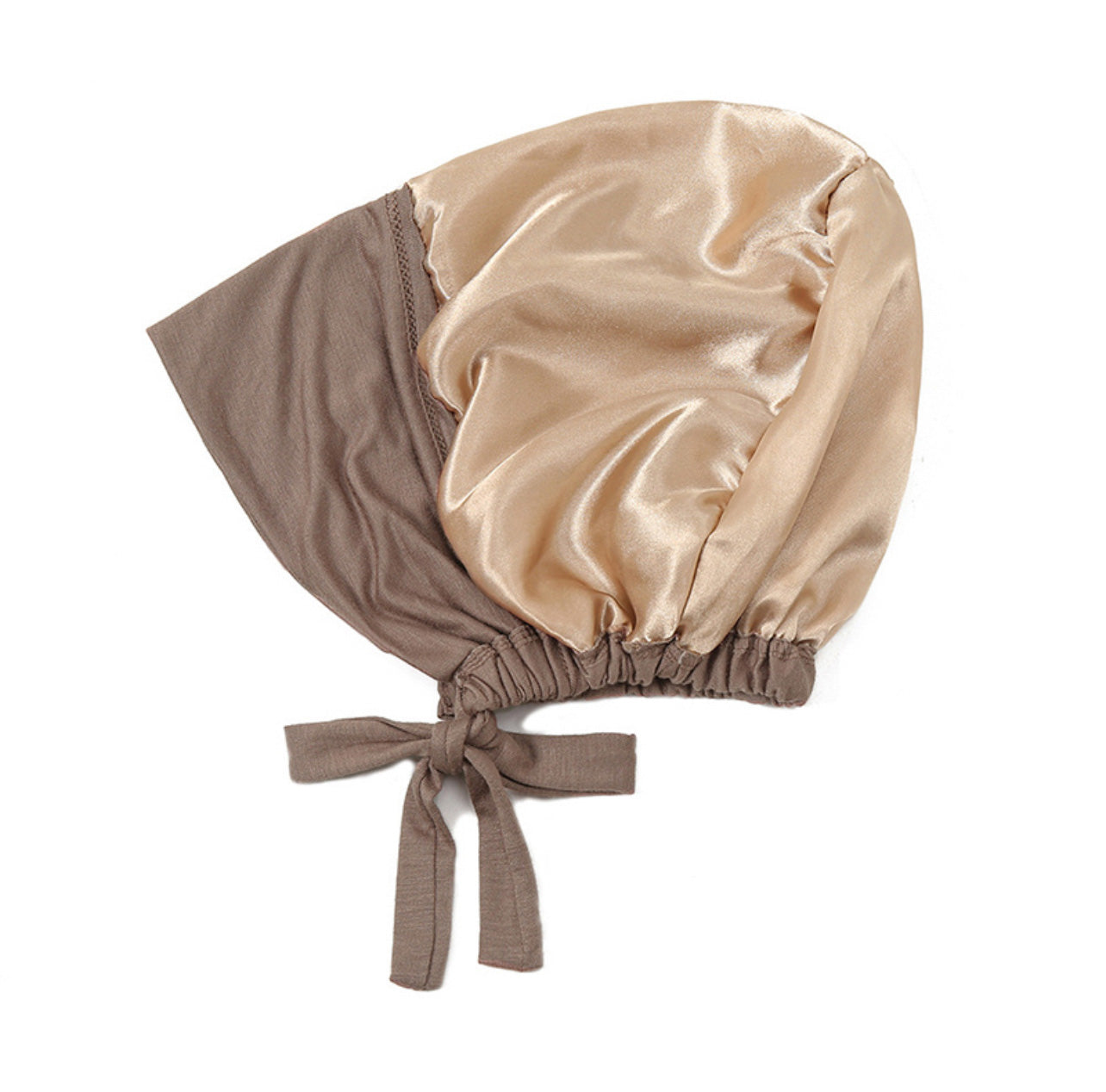 Satin Lined Undercap - Sepia