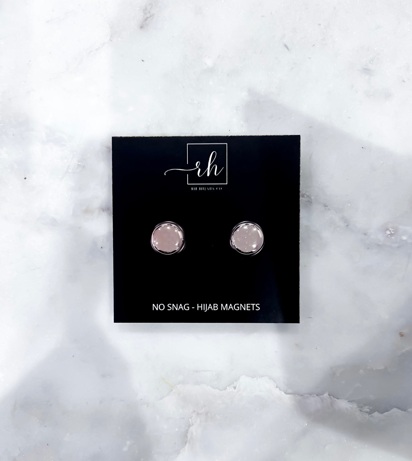Chrome Hijab Magnets - Rose Gold