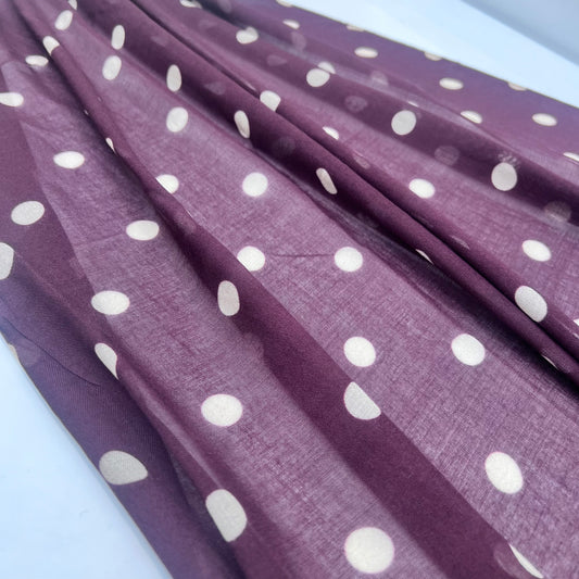 BURGUNDY DOT Modal