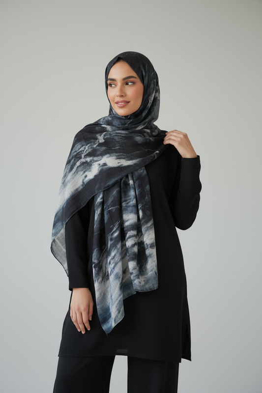 MARBLE Viscose Print