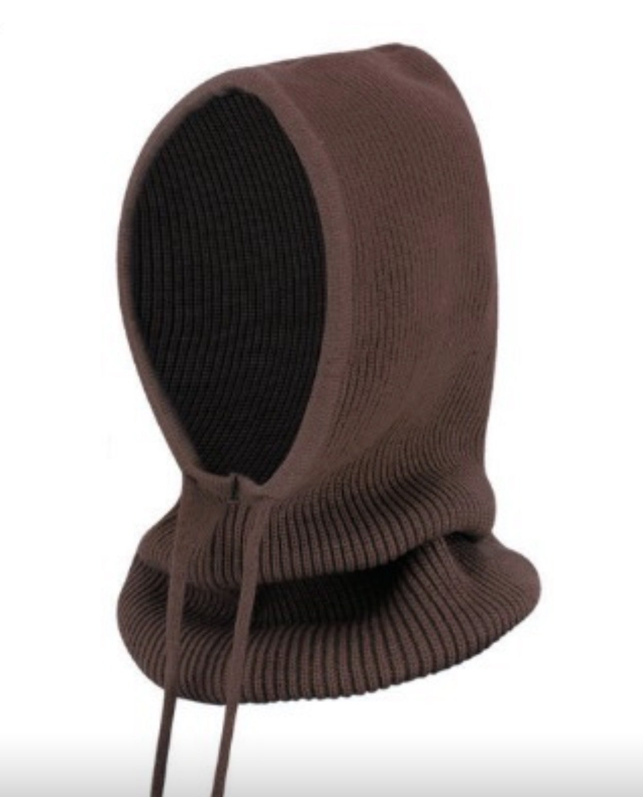 CHOCOLATE Knit Hood
