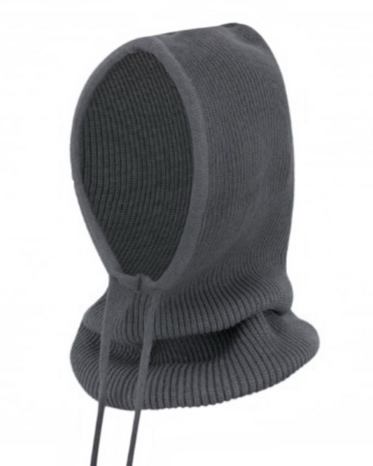 CHARCOAL Knit Hood