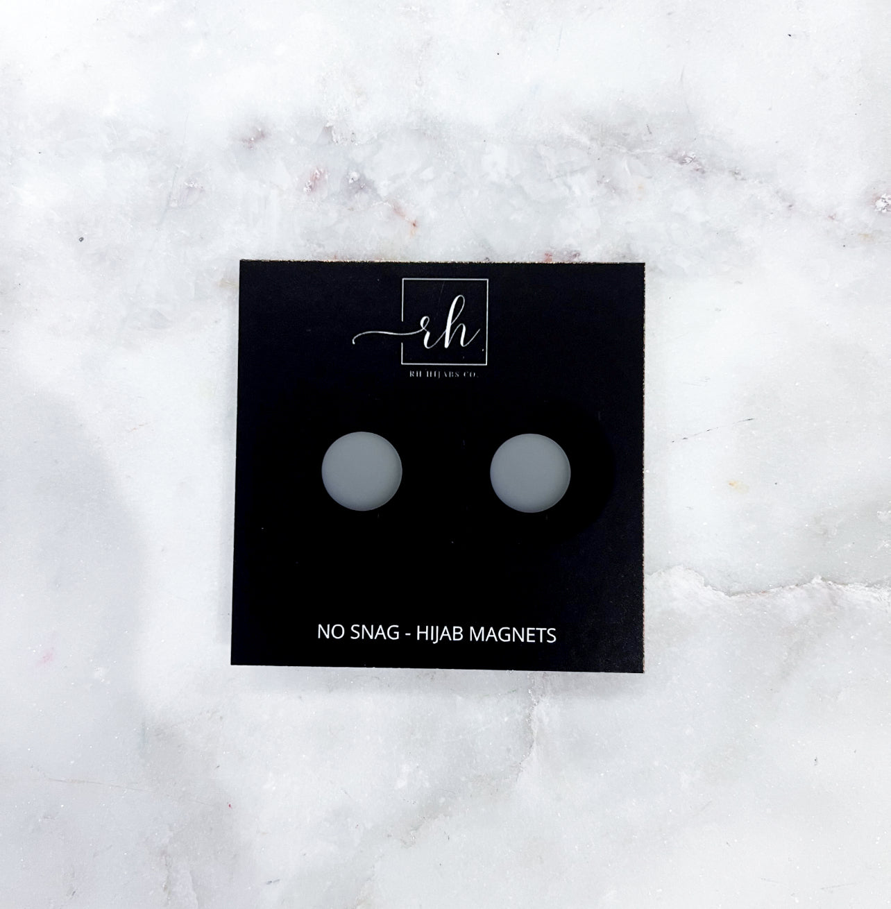 Matte Hijab Magnets - Grey