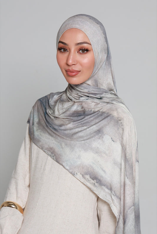 MARBLE Jersey Print