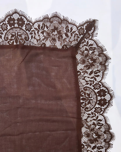 CHOCOLATE Lace Modal