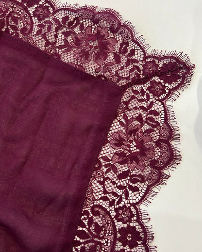 MIDNIGHT PURPLE Lace Modal