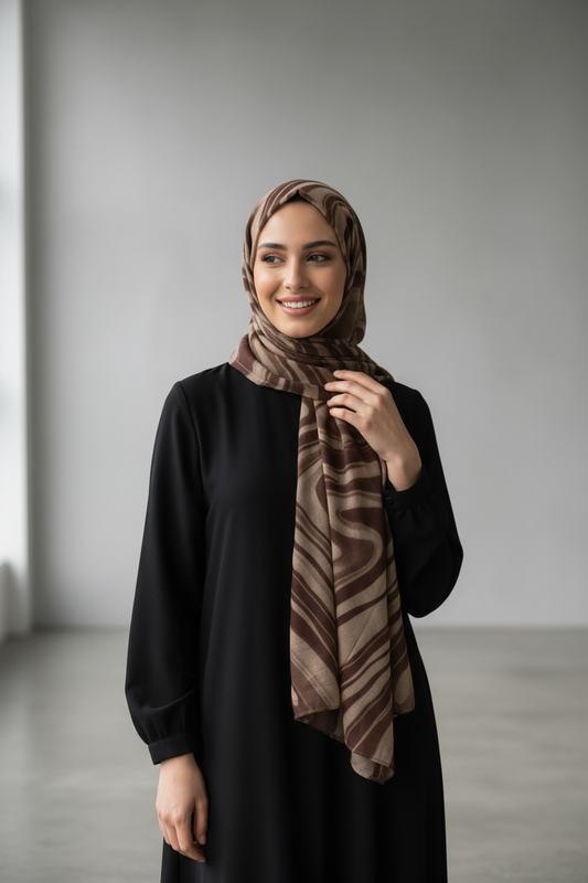 COCO SWIRL Viscose Print