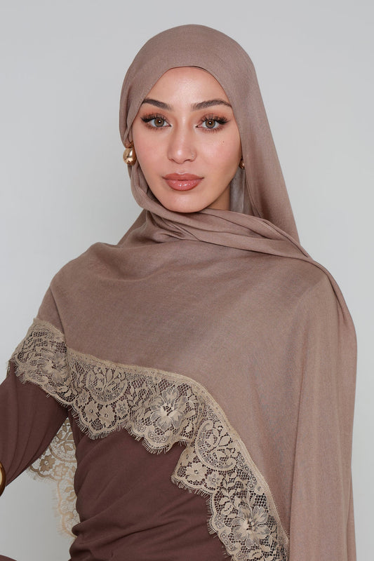 DARK MOCHA Lace Modal