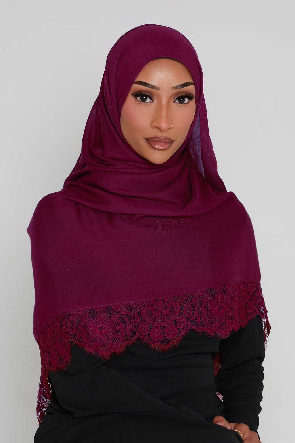 MIDNIGHT PURPLE Lace Modal