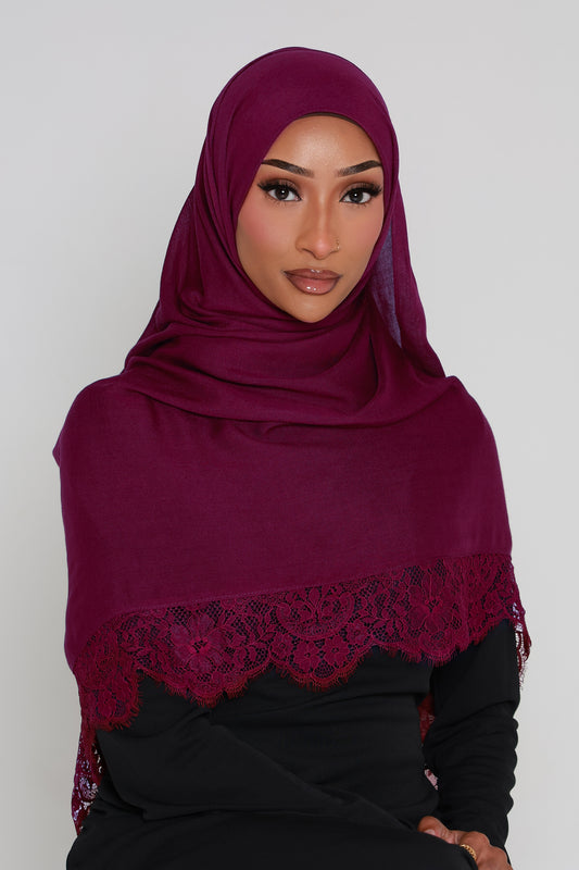 MIDNIGHT PURPLE Lace Modal