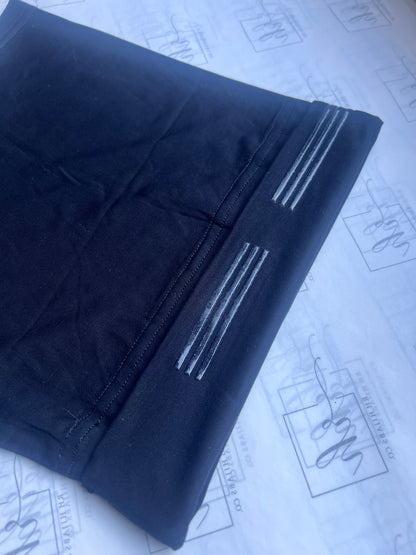 EBONY Non-Slip Straight Cap