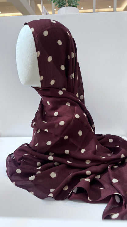 BURGUNDY DOT Modal