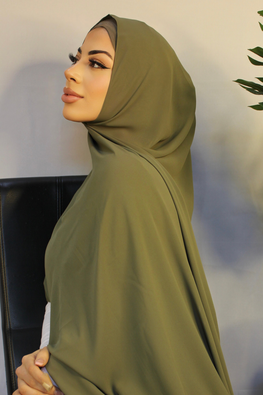 Luxe Chiffon Hijab Set - Hazel