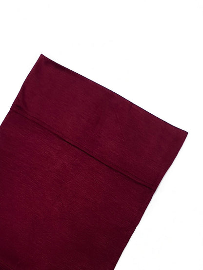 Luxe Chiffon Hijab Set - Ruby