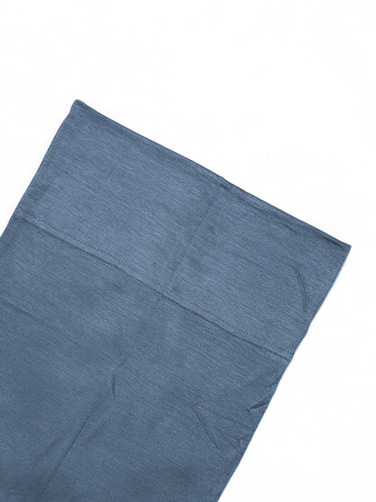 Luxe Chiffon Hijab Set - Blue Grey