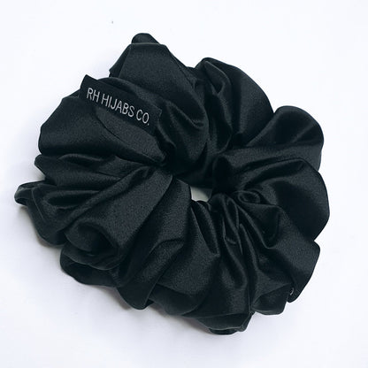 EBONY Mulberry Silk Scrunchie