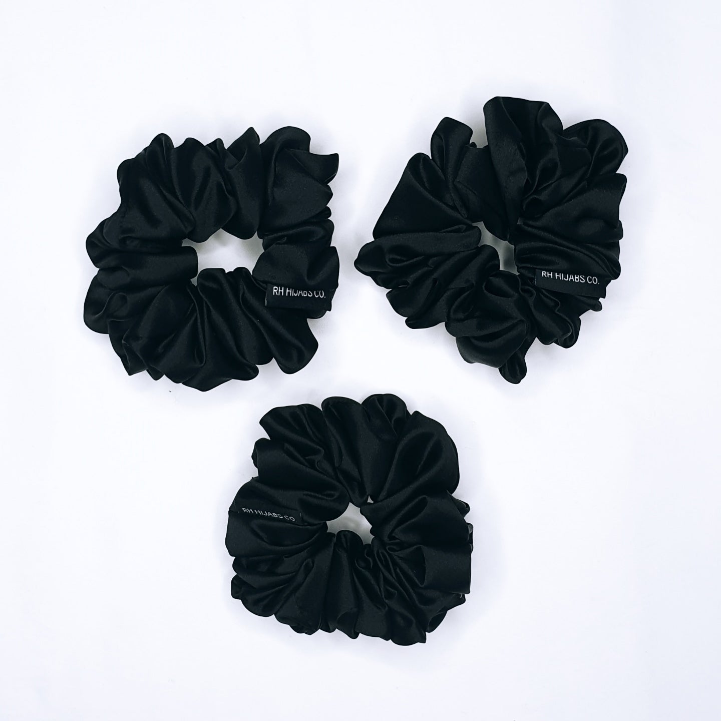 EBONY Mulberry Silk Scrunchie