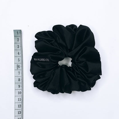 EBONY Mulberry Silk Scrunchie