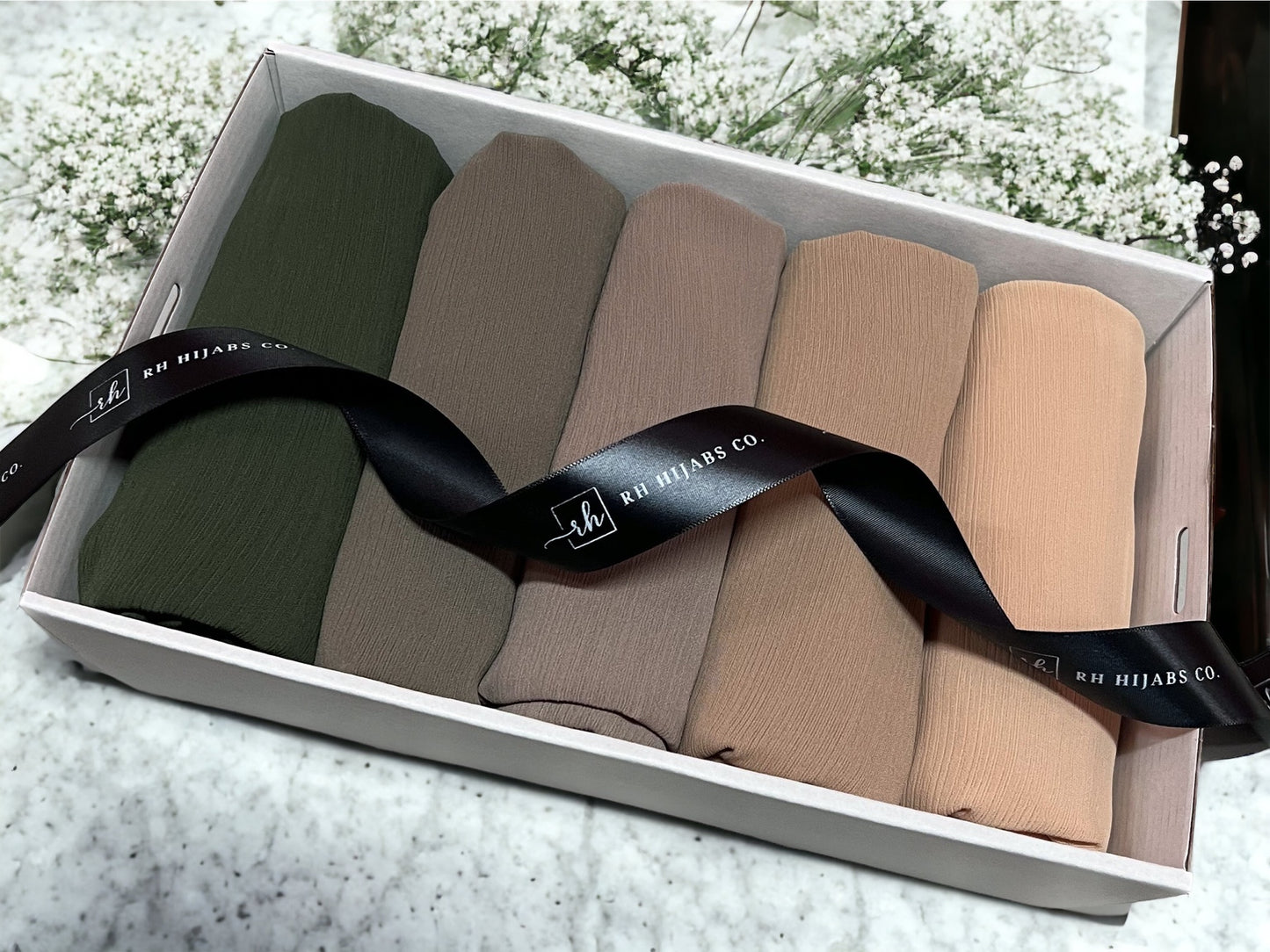 Stella Chiffon Gift Box - Earthy Tones