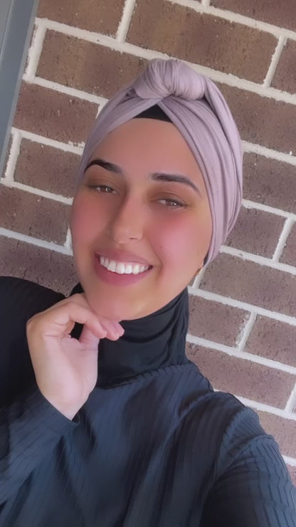 Turban Wrap - Taupe