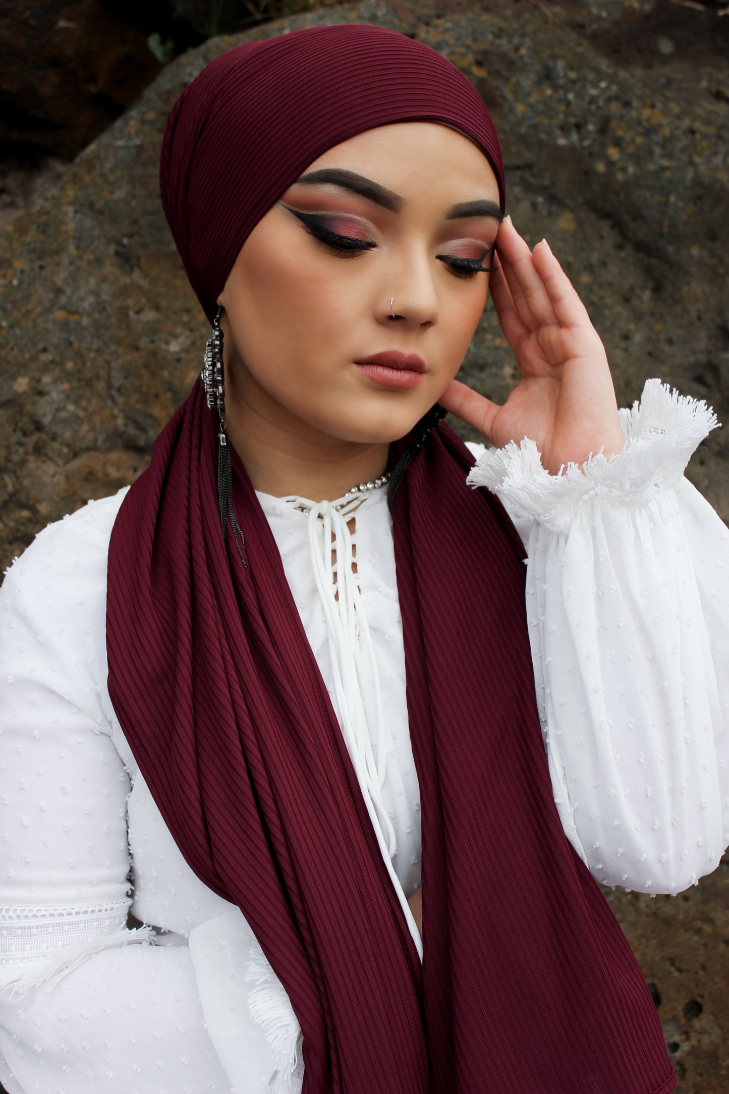 Ribbed Jersey - Scarlet