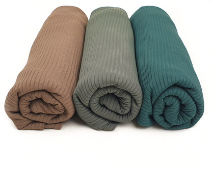 Ribbed Jersey - Emerald