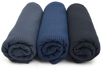 Ribbed Jersey - Ebony