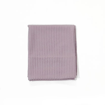 Ribbed Straight Cap - Lavender